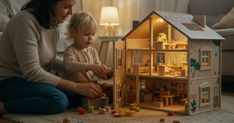 Wood Dollhouse