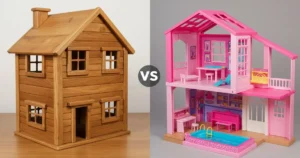 Read more about the article Wooden Barbie House vs Plastic: Which is Better for Kids