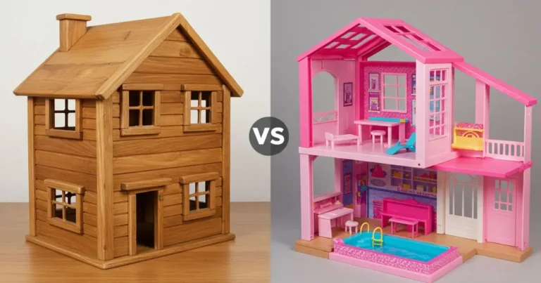 Wooden Barbie House