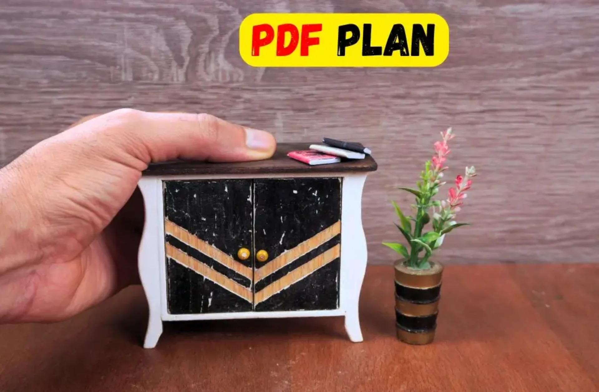 DIY Miniature Furniture For Dollhouse