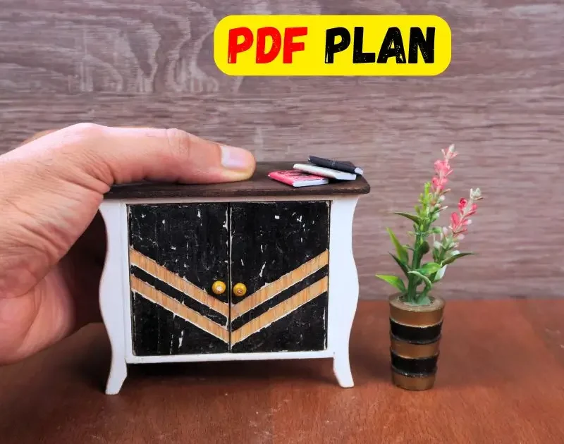 DIY Miniature Furniture For Dollhouse