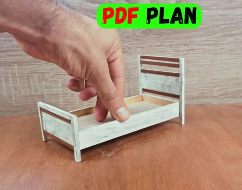 Creating a Miniature Dollhouse Bed: A Comprehensive Guide