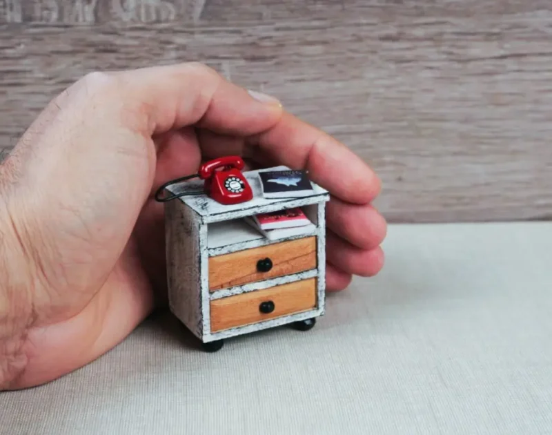 PDF PLAN: Miniature Bedside Table