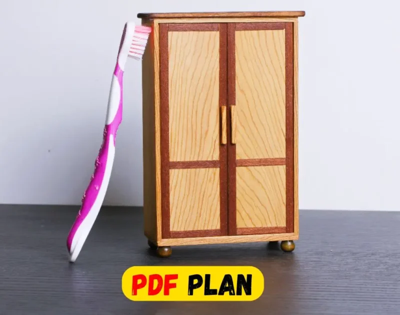 Crafting the Perfect Miniature Dollhouse Armoire
