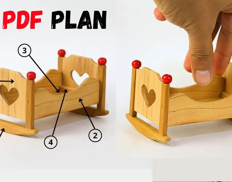Welcome to Our Miniature Dollhouse Crib Tutorial
