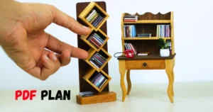 Read more about the article PDF Plan: Miniature book shelf