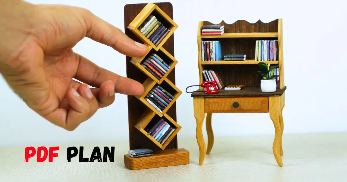You are currently viewing PDF Plan: Miniature book shelf