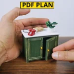 Crafting a Miniature Cupboard for Your Dollhouse