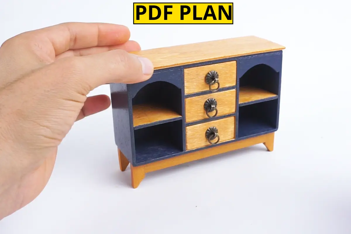 You are currently viewing PDF PLAN: Miniature Three-Drawer Cabinet for Your Dollhouse