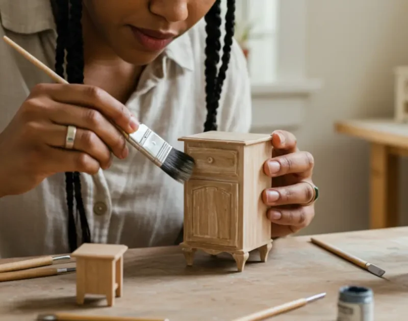 Professional Dollhouse Furniture Painting and Coloring