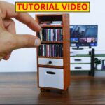 DIY Miniature Bookshelf – Perfect Furniture for Dollhouses