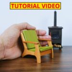 DIY Miniature Dollhouse Chair Tutorial – Step by Step Wood Craft
