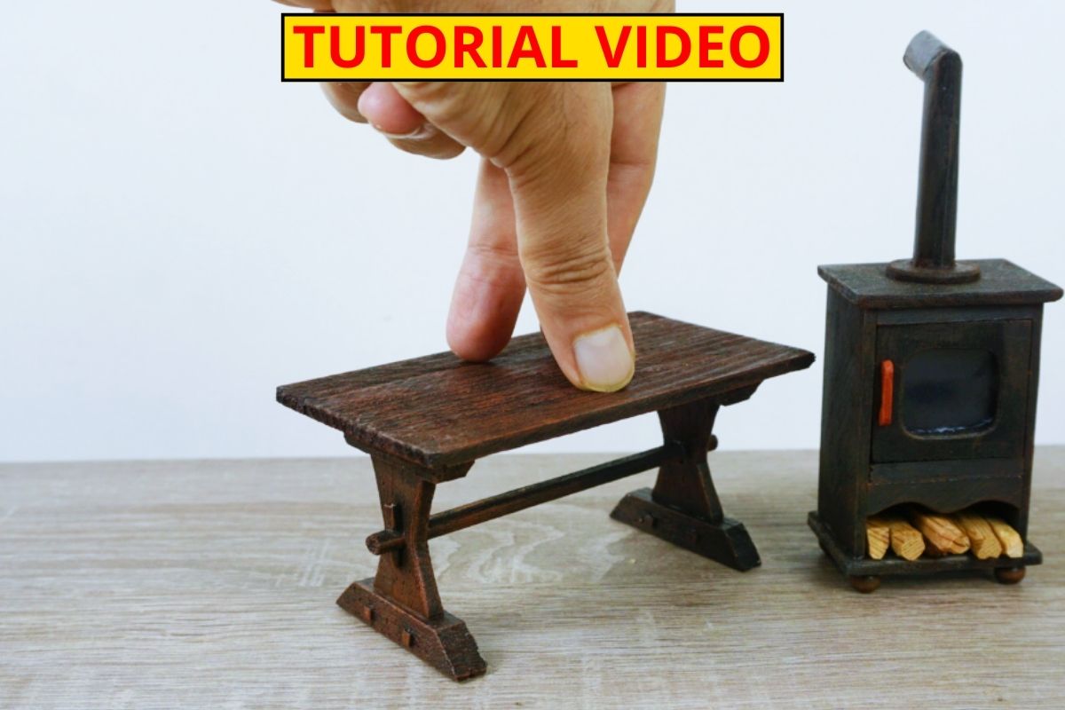 You are currently viewing DIY Miniature Medieval Table – Perfect for Your Dollhouse