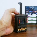 How to Make a Miniature Wood Stove For Dollhouse