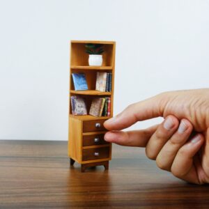 TUTORIAL Miniature Bookshelf –1:12 PDF+Video
