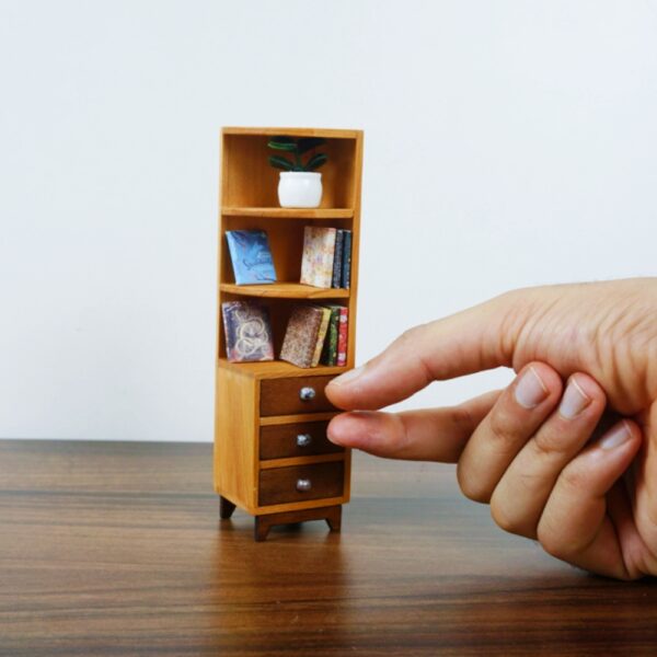 TUTORIAL Miniature Bookshelf –1:12 PDF+Video - Image 2