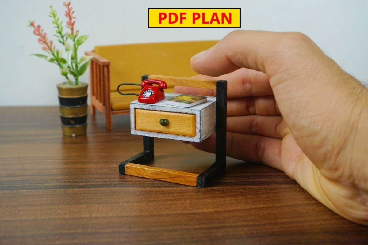 You are currently viewing PDF PLAN: Creating miniature bedside table