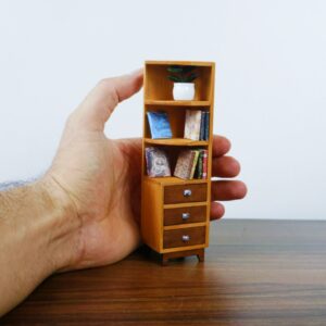 TUTORIAL Miniature Bookshelf –1:12 PDF+Video