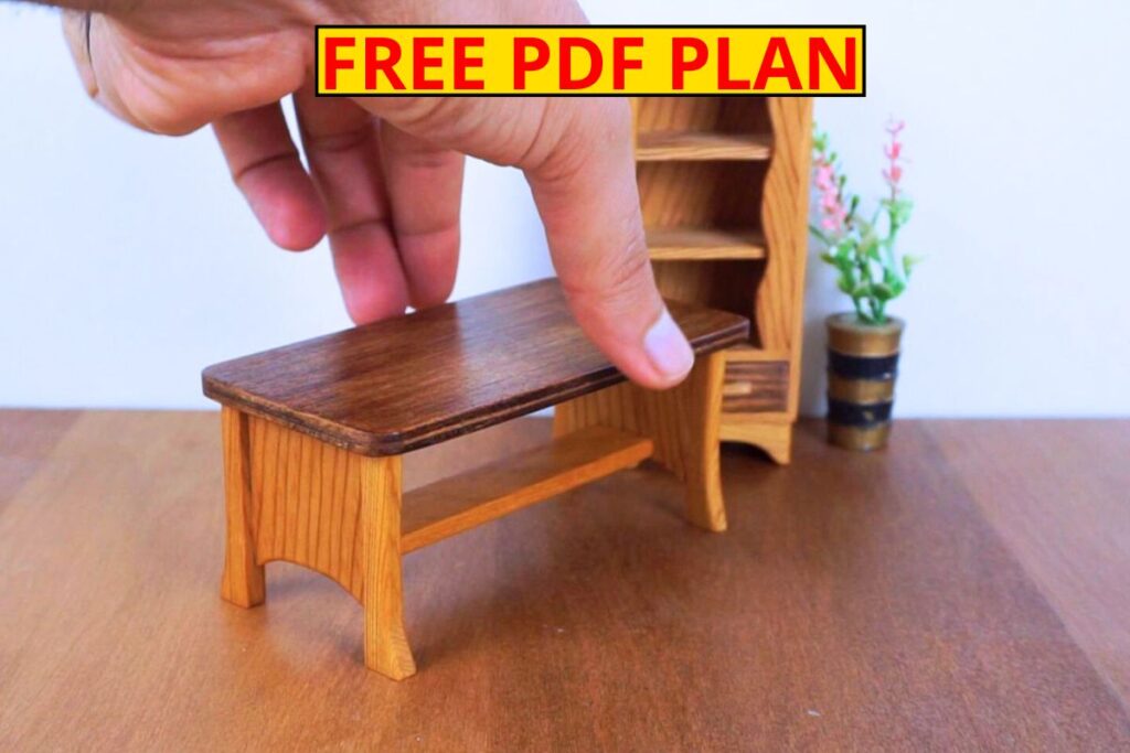 DIY Miniature Dollhouse Table Tutorial