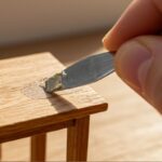 How to Close Cracks Between Wood After Making Your Miniature