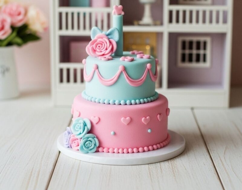 How to Make Cakey Cat and His Sprinkle Cake from Gabby’s Dollhouse