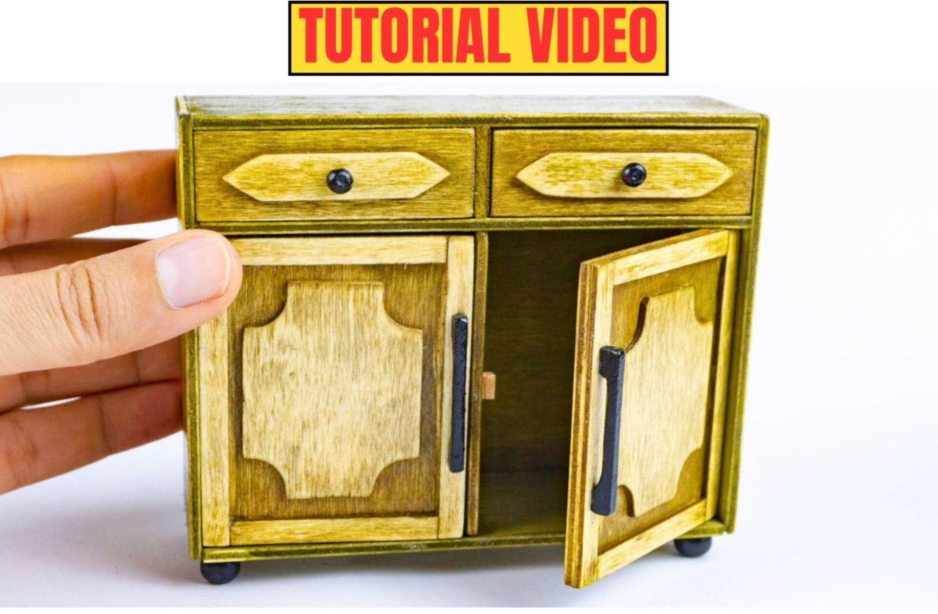 How To Make A Mini Cabinet From wooden