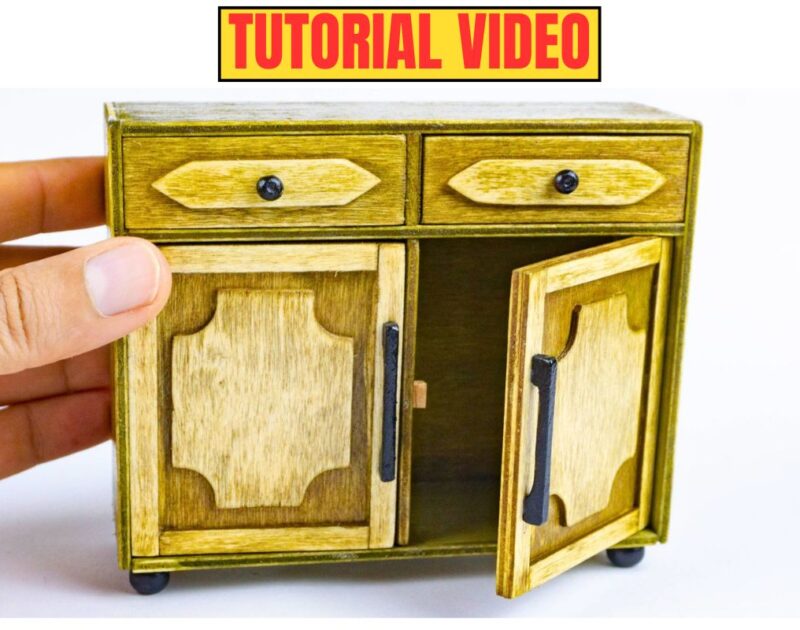 How To Make A Mini Cabinet From wooden