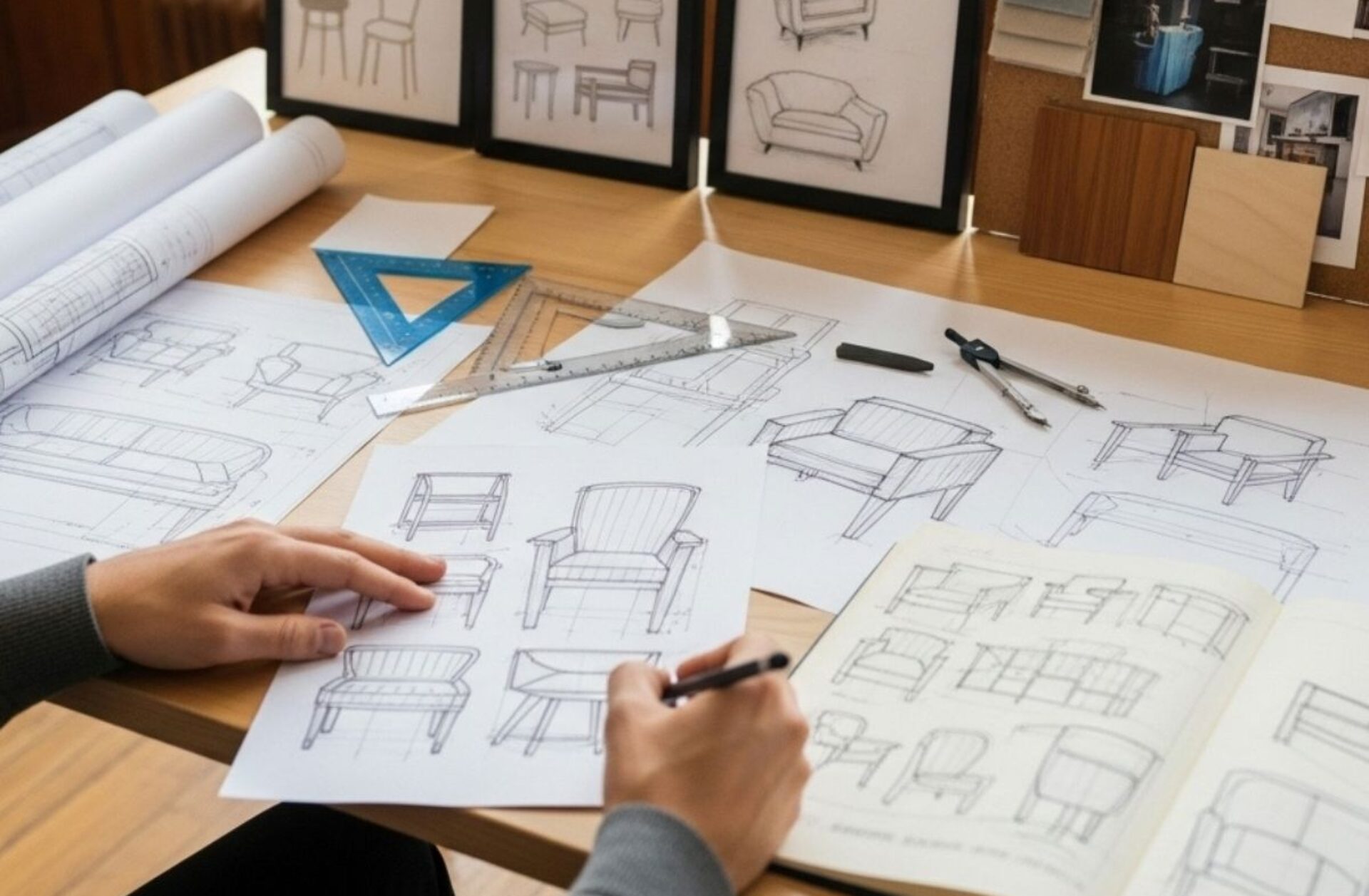 Choosing a Design: Drawing a Simple Sketch Before Making Miniatures