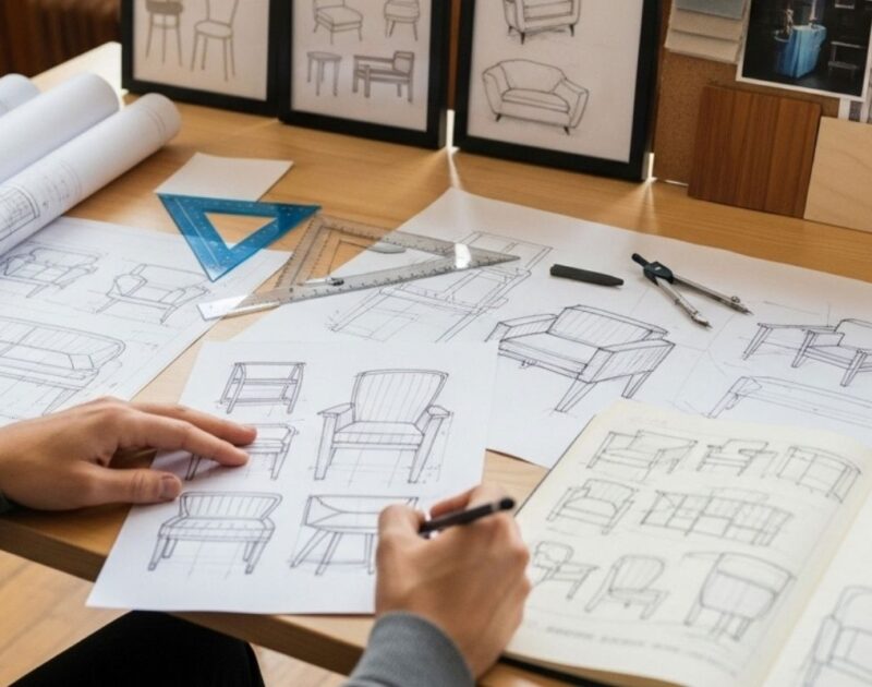 Choosing a Design: Drawing a Simple Sketch Before Making Miniatures