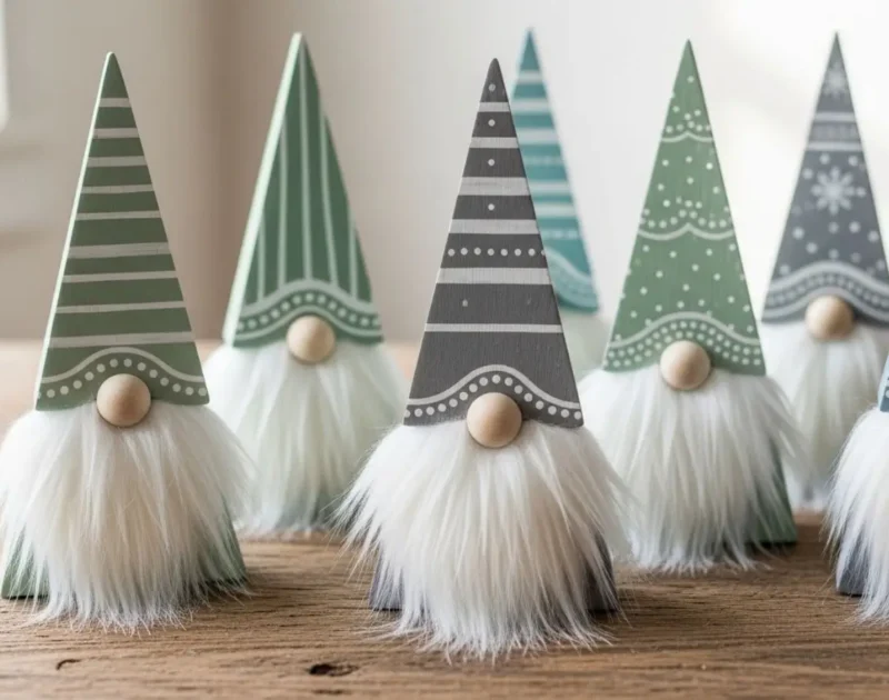 Handmade Winter Gnomes: Easy Wooden Decor Tutorial