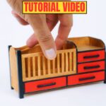 Making a 1:12 Scale Miniature Baby Crib from Wood