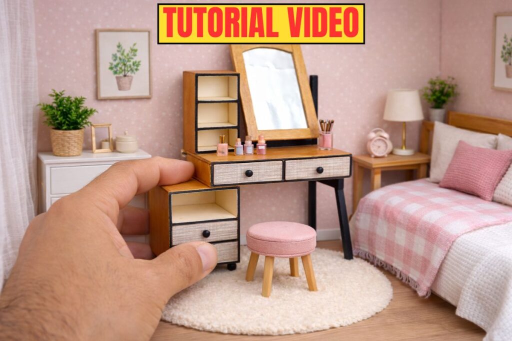 Vanity Table with Mirror