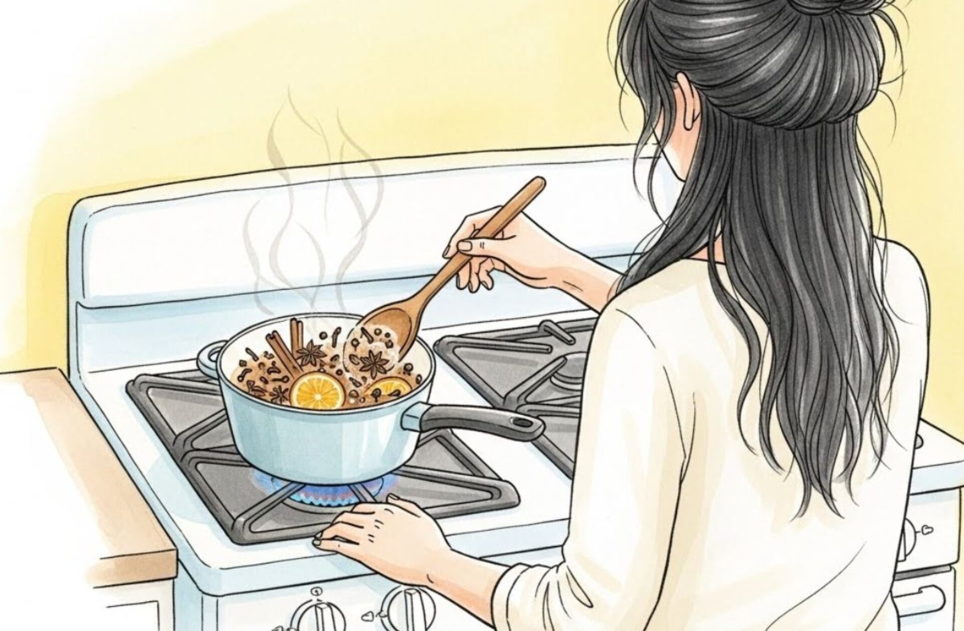 Mix Spices on the Stove to Make Your Own Air Freshener