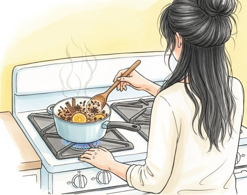 Mix Spices on the Stove to Make Your Own Air Freshener