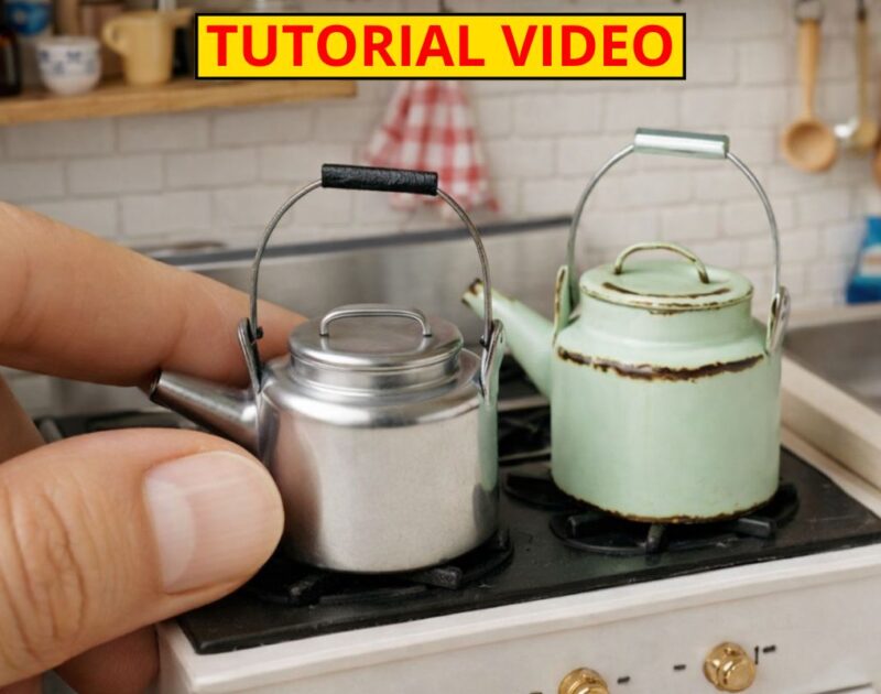 Essential Materials for Crafting a Miniature Teapot and Dollhouse Kitchenware