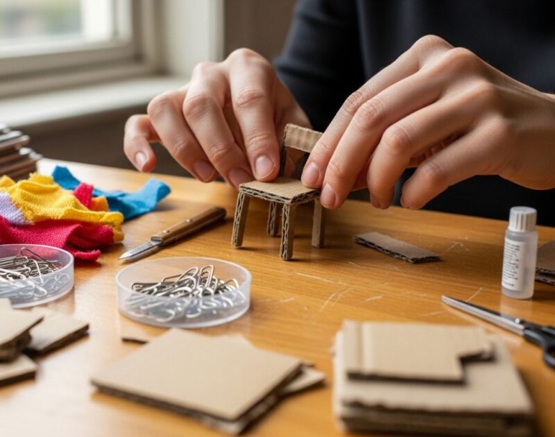 Are expensive tools necessary for making miniatures and dollhouse furniture?