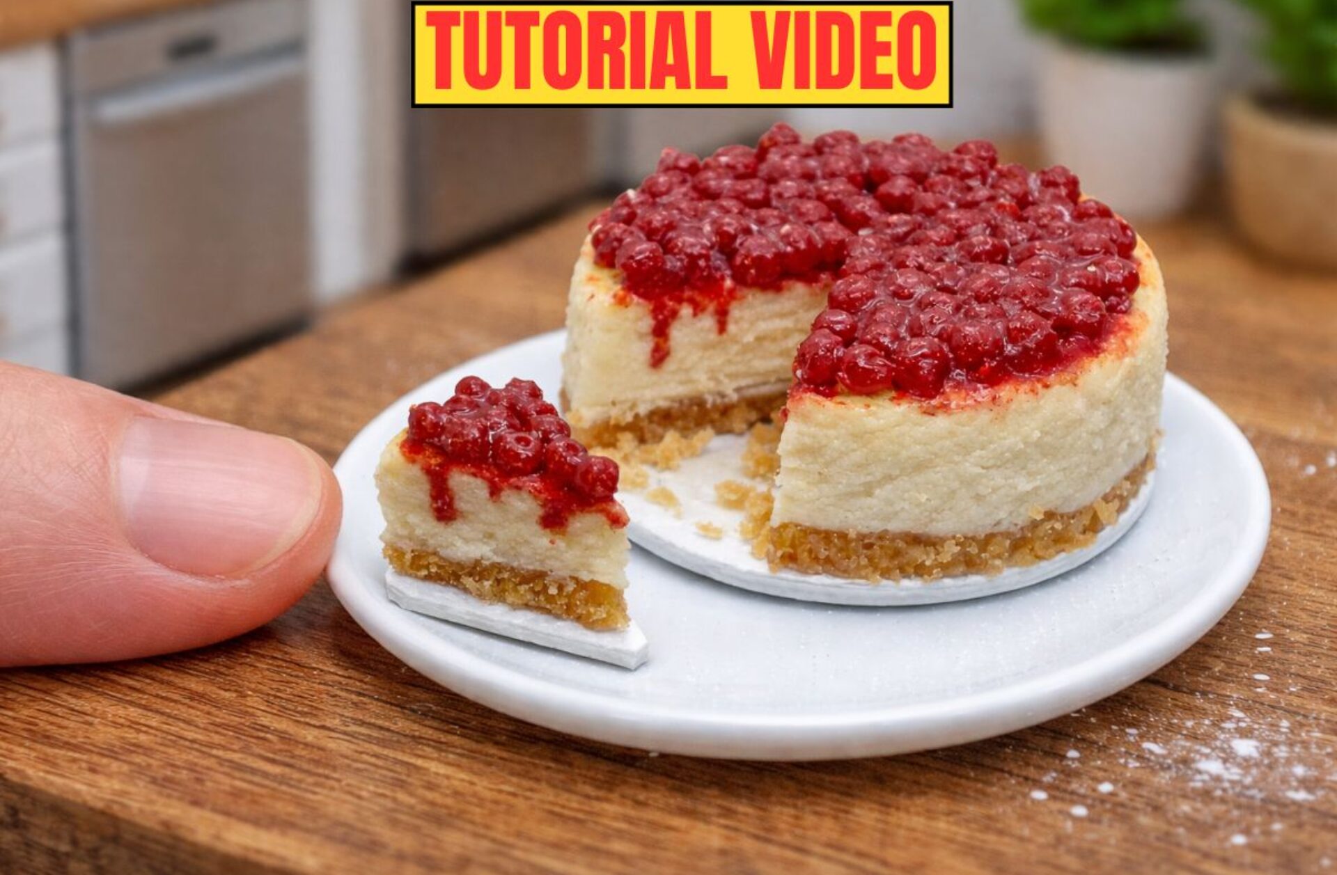 How to Make Perfect Cheesecake | DIY Polymer Clay Food
