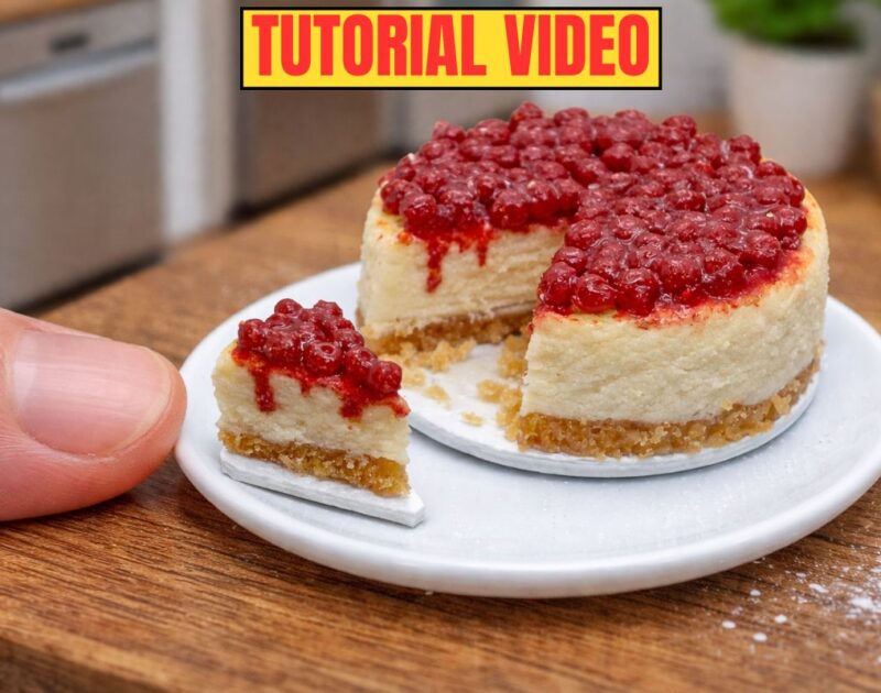 How to Make Perfect Cheesecake | DIY Polymer Clay Food