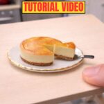 Make a New York Cheesecake Miniature with Air Dry Polymer Clay