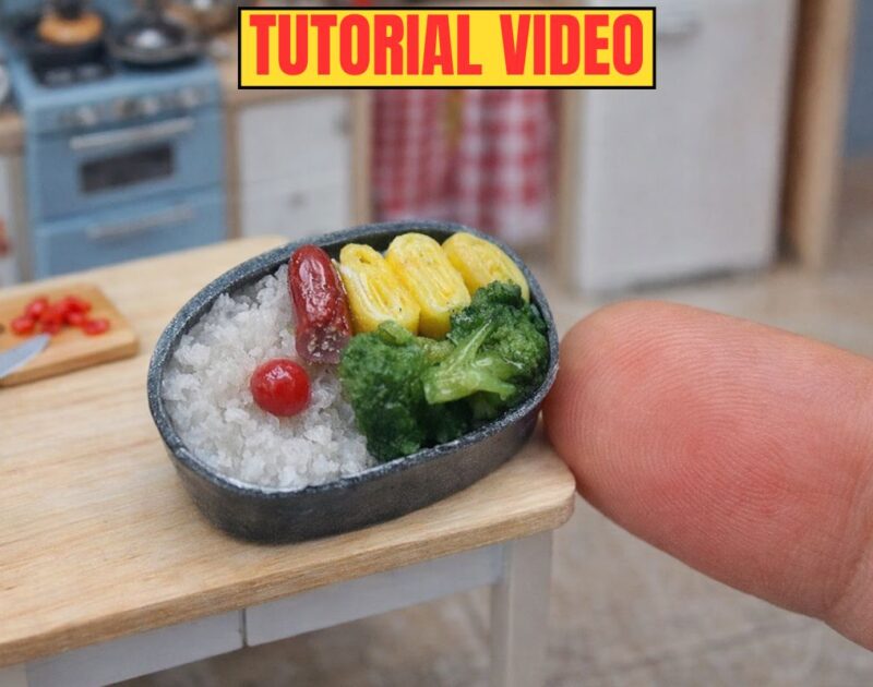 DIY Making of Dollhouse Food  | Polymer Clay