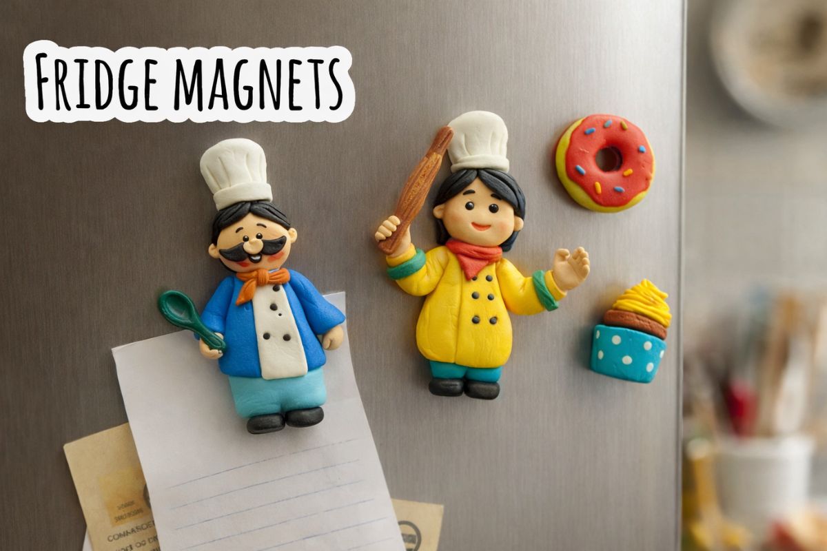 You are currently viewing Chef Fridge Magnets with Clay: A Fun DIY Craft for Your Kitchen