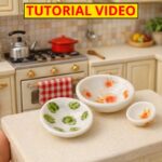 DIY Miniature Dishes from Paper: A Creative and Fun Hobby