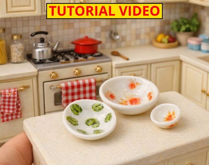 DIY Miniature Dishes from Paper: A Creative and Fun Hobby