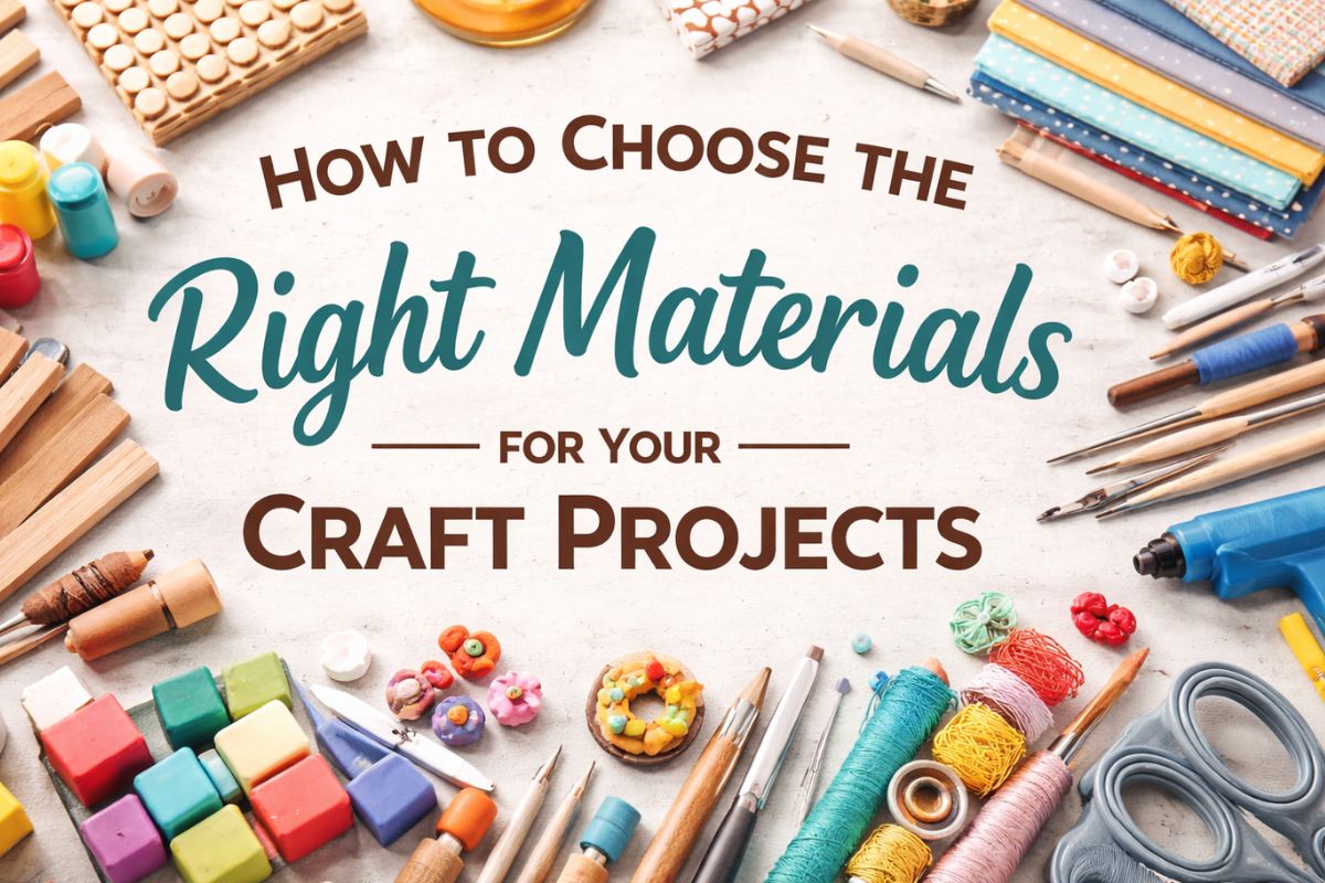 You are currently viewing How to Choose the Right Materials for Your Craft Projects (Smart & Practical Guide)