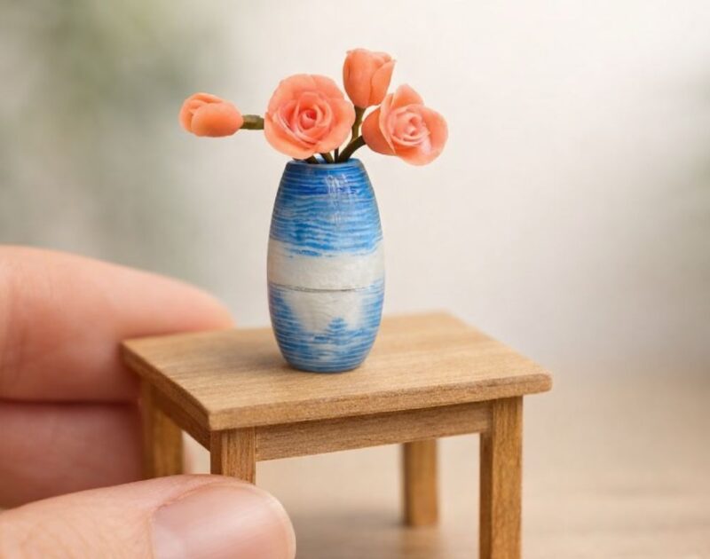 5 Tips for Making a Realistic Paper Vase Miniature