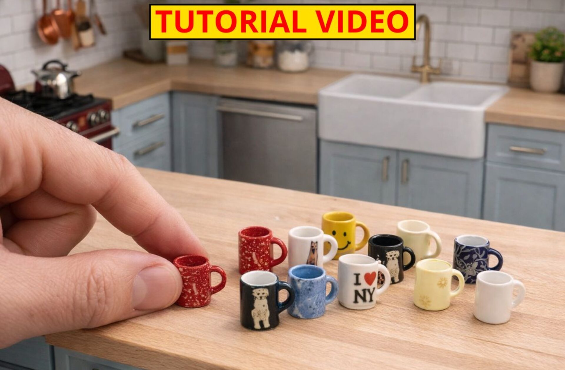 Miniature Coffee Cups Made from Paper: Essential Skills Every Miniature Artist Should Learn