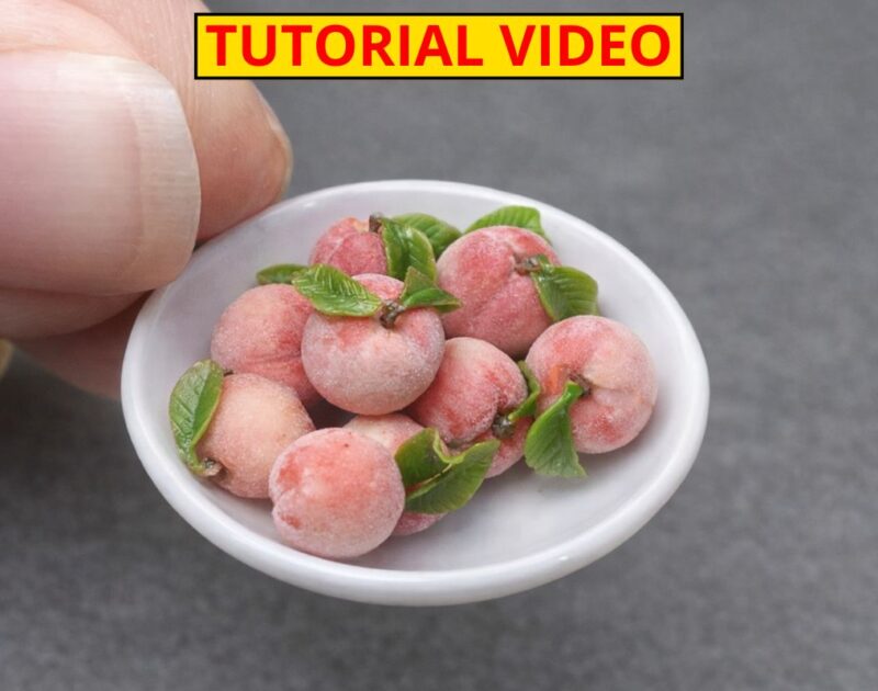 Polymer Clay and Its Role in Creating Realistic Miniature Peaches