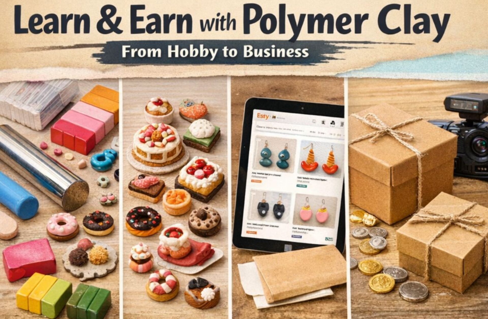 How to Learn Polymer Clay and Turn It Into a Profitable Business