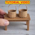 Realistic Mini Basket from Cardboard