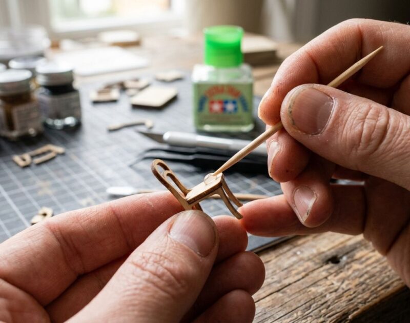 Tips for Using Glue in Miniature Making